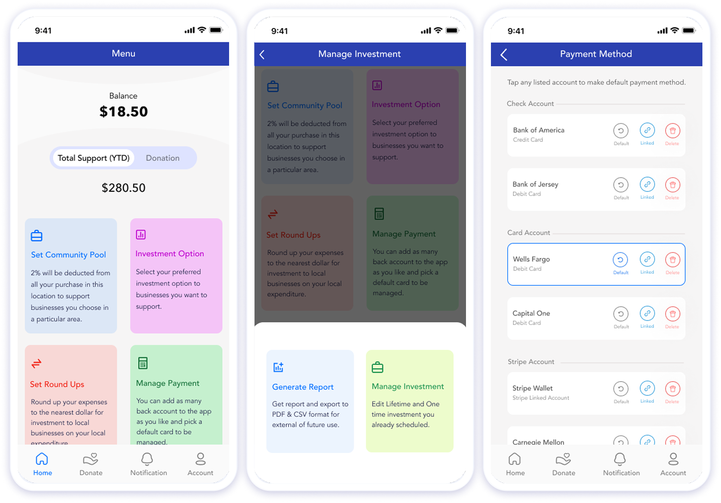 Blooming Sales dashboard UI